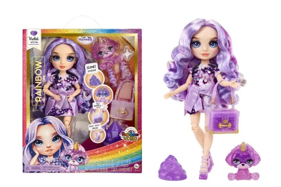 ⁨MGA Classic Rainbow Fashion Violet Doll (Purple) 120223⁩ at Wasserman.eu