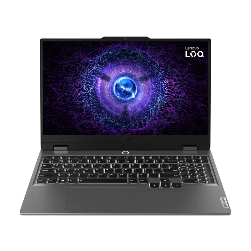 ⁨Lenovo LOQ 15IAX9 i5-12450HX 15.6" FHD IPS 300nits AG 144Hz 16GB DDR5 4800 SSD1TB GeForce RTX 4050 6GB NoOS Luna Grey⁩ w sklepie Wasserman.eu