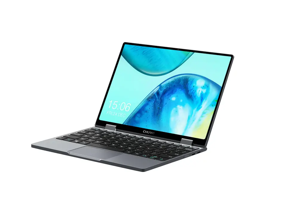 ⁨Chuwi MiniBook-X-2023-K1-SR 10.51" (1200x1920) TouchScreen IPS x360 Celeron N100 12GB SSD 512GB BT BacklitKeyboard Win 11 Silver⁩ at Wasserman.eu