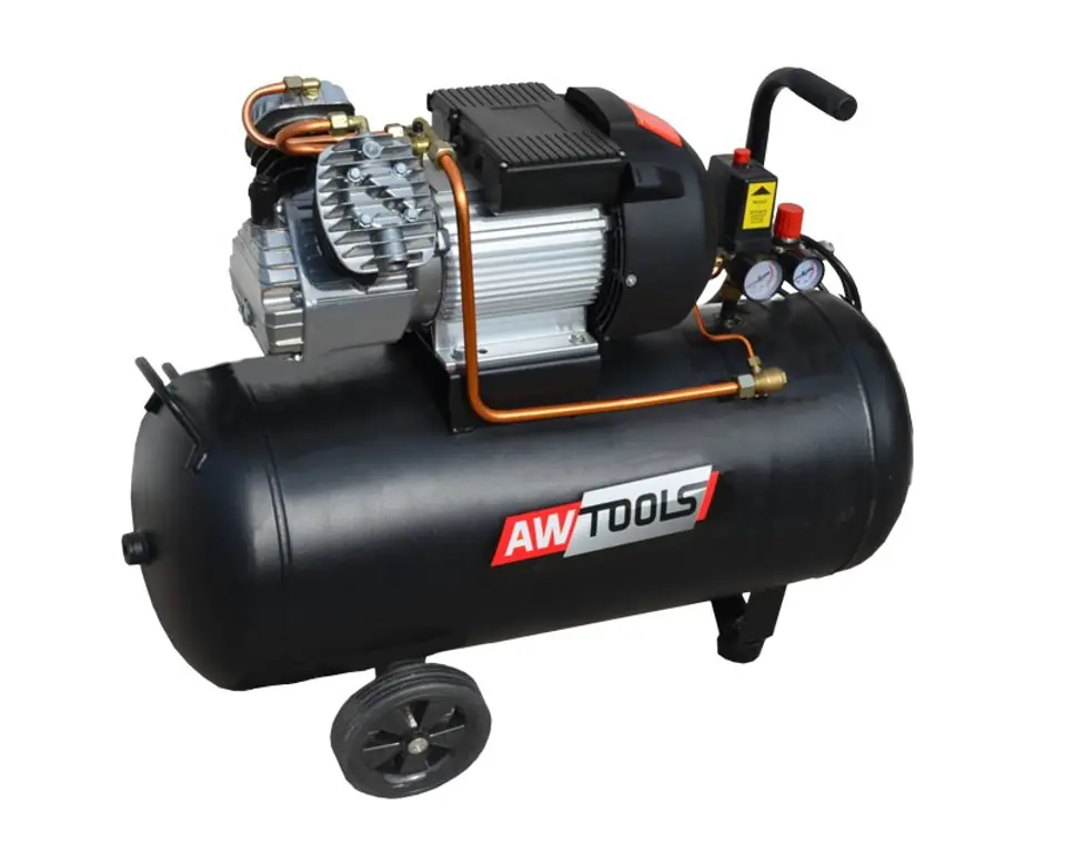 ⁨AWTOOLS OIL COMPRESSOR ZVA-100L V CAPACITY 370/min. TANK 100l⁩ at Wasserman.eu