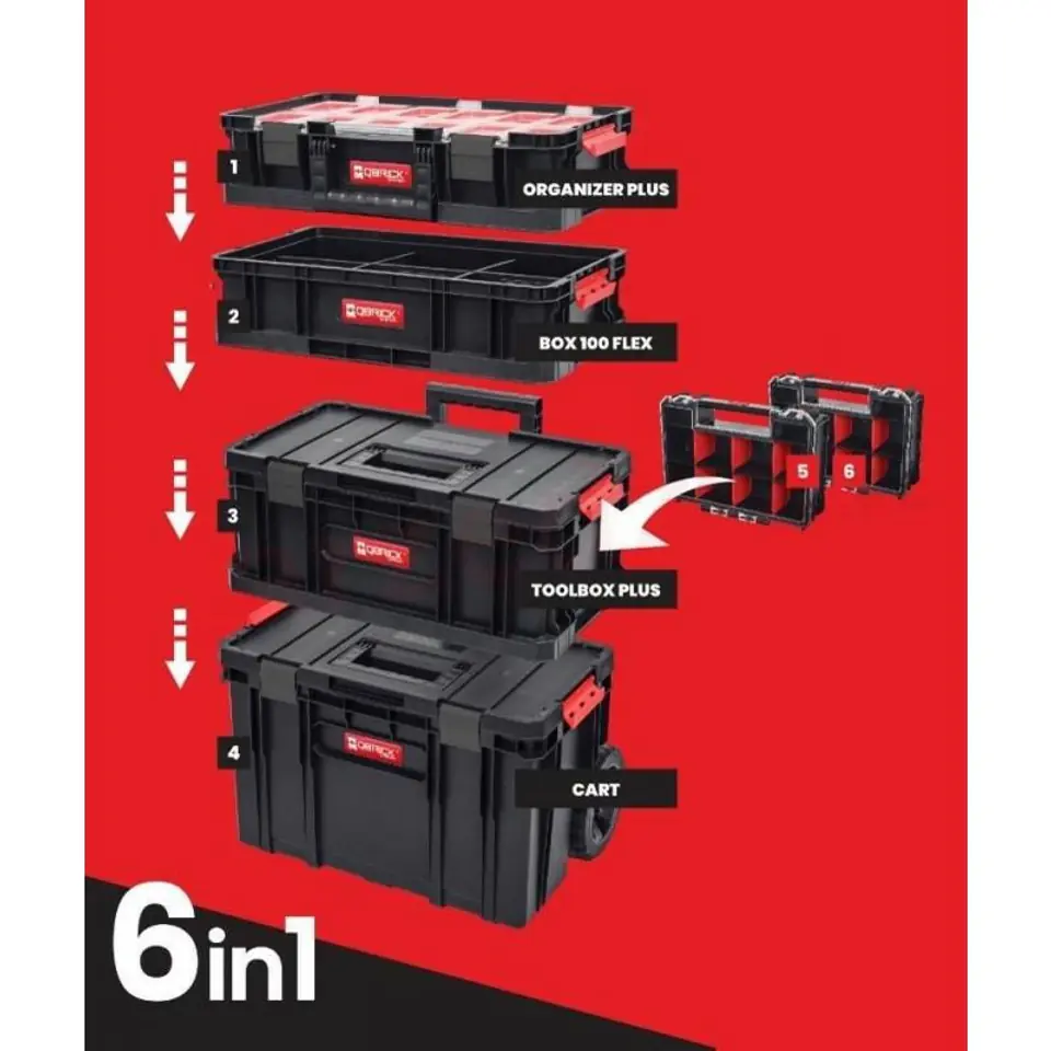 QBRICK SYSTEM TWO 6-in-1 SET 535 x 390 x 820 at Wasserman.eu