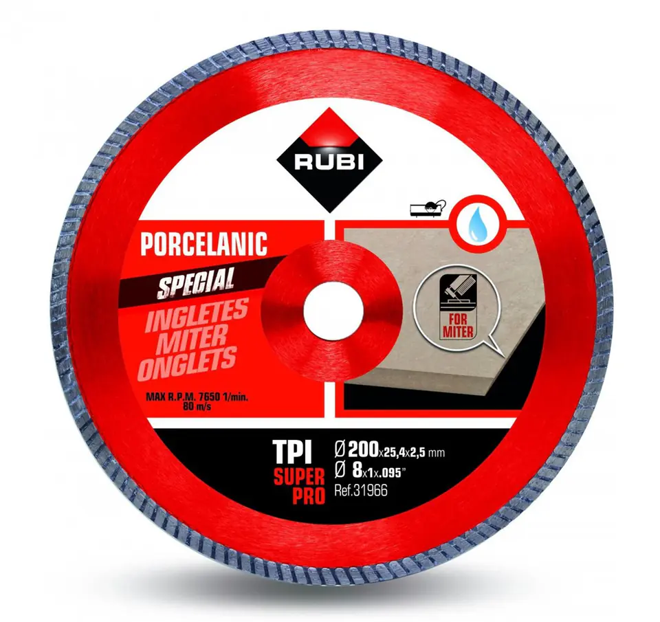 ⁨RUBI DIAL DIAM. TPI 250 SUPERPRO⁩ at Wasserman.eu