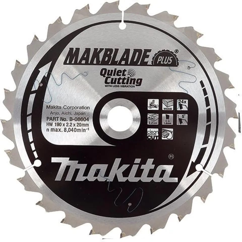 ⁨MAKBLADE WOOD CIRCULAR SAW BLADE 255x30mm 40-TEETH >>>B-32471⁩ at Wasserman.eu