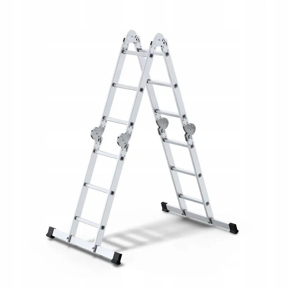⁨AWTOOLS MULTIFUNCTIONAL ALUMINIUM LADDER 4x3⁩ at Wasserman.eu