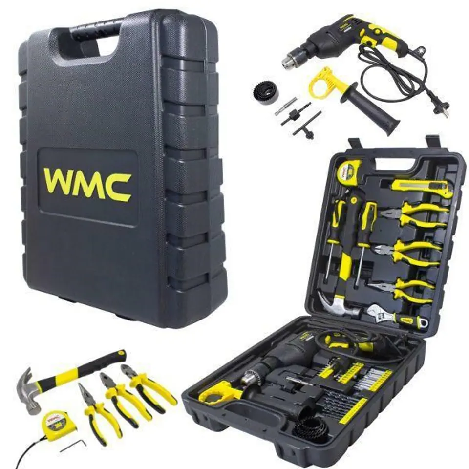 ⁨TOOL SET 59 pcs. WITH DRILL /WMC⁩ at Wasserman.eu