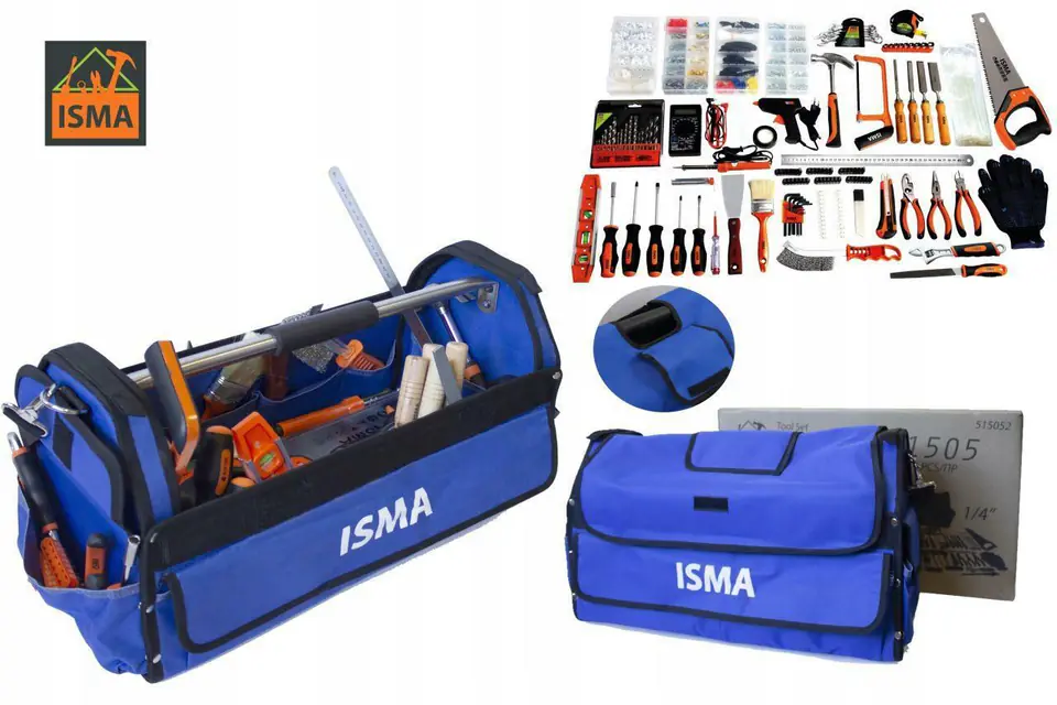 ⁨TOOL SET 1505el.  IN A TRANSPORT BAG /ISMA⁩ at Wasserman.eu