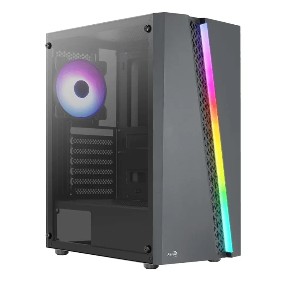 ⁨Geh AeroCool Midi Blade Black RGB Micr⁩ at Wasserman.eu