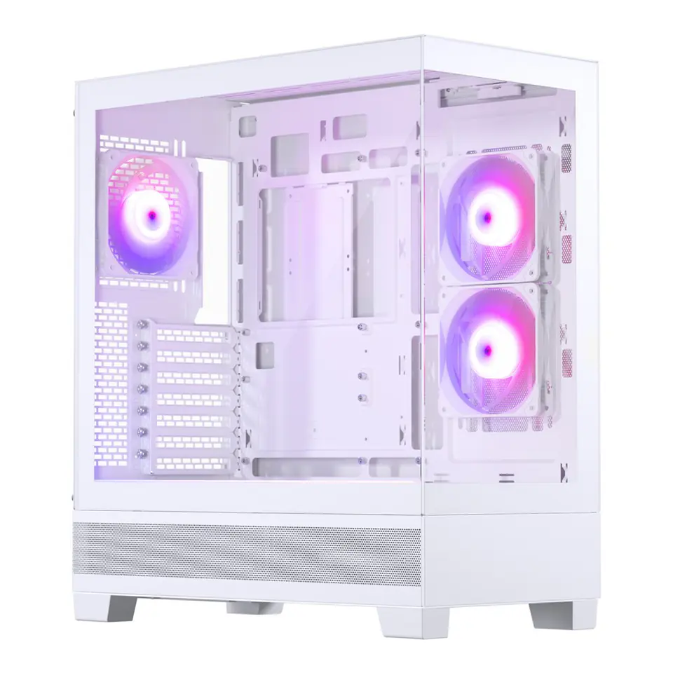 ⁨Phanteks XT View Tempered Glass Windows, D-RGB - white⁩ w sklepie Wasserman.eu