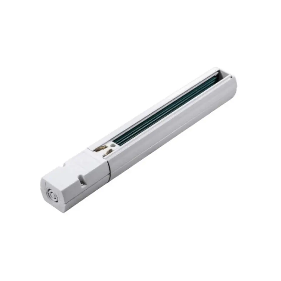 ⁨Rail V-TAC VT-6129 busbar, trunking 3F 1 m + power connector and plug (SKU 9945) White⁩ at Wasserman.eu