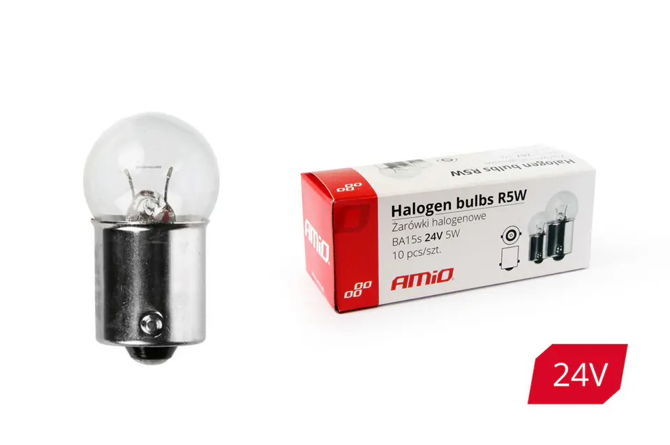 01003 Żarówki halogenowe R5W BA15s 24V 10 sztuk w sklepie Wasserman.eu