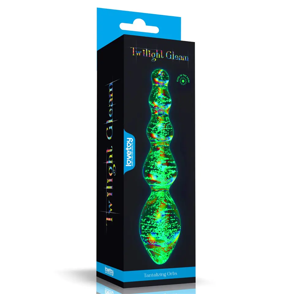 ⁨DILDO GLOW-IN-THE-DARK TWILIGHT GLEAM GLASS⁩ w sklepie Wasserman.eu