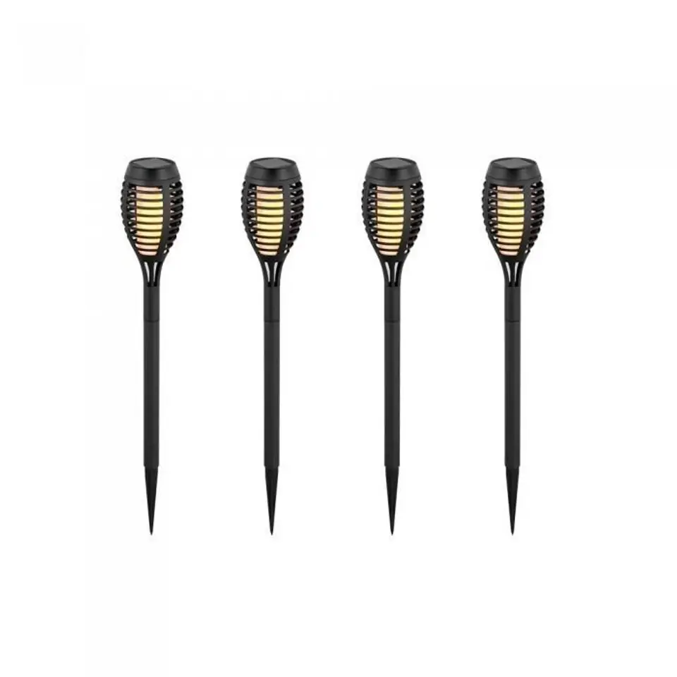 ⁨Lampa solarna V-TAC VT-724 1W LED 50cm 2200K (SKU 8689) 4 szt. Czarny⁩ w sklepie Wasserman.eu