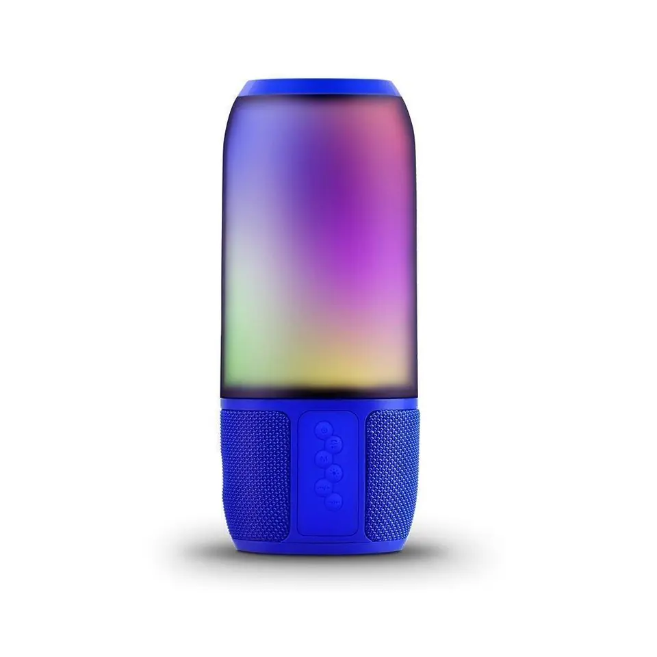 Bezprzewodowy głośnik LED V-TAC SMART VT-7456 RGB Bluetooth 2x3W (SKU 8569) Niebieski w sklepie Wasserman.eu