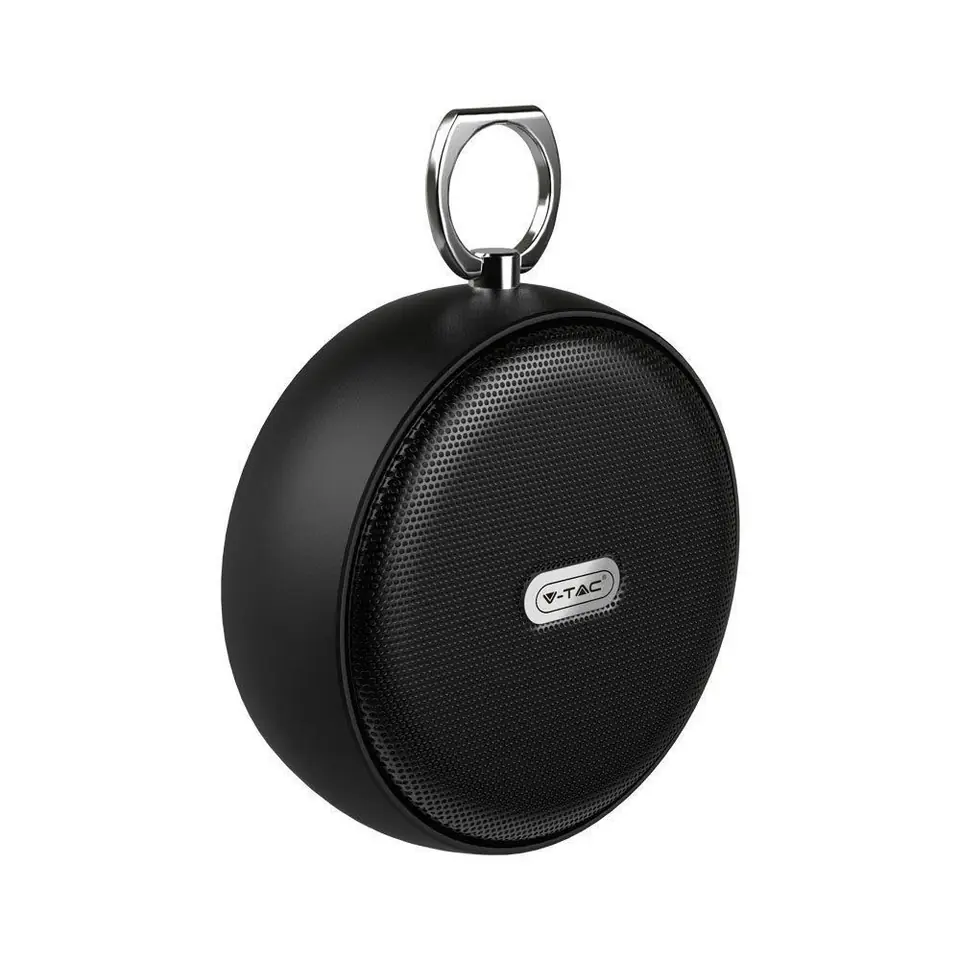 ⁨Wireless speaker V-TAC VT-6211 4W 800mAh Bluetooth (SKU 7718) Black⁩ at Wasserman.eu