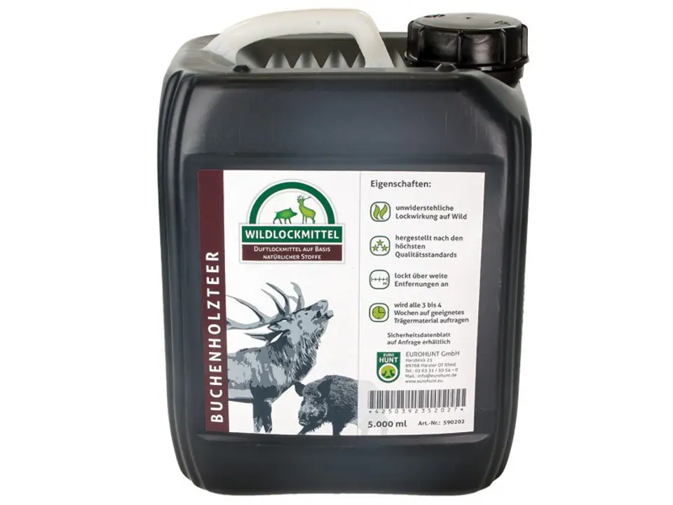 ⁨Beech tar - wild boar attractant 5l (6kg)⁩ at Wasserman.eu