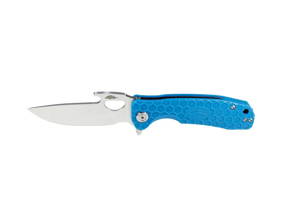 ⁨Honey Badger Opener Knife Small Blue 8Cr13MoV DP⁩ at Wasserman.eu