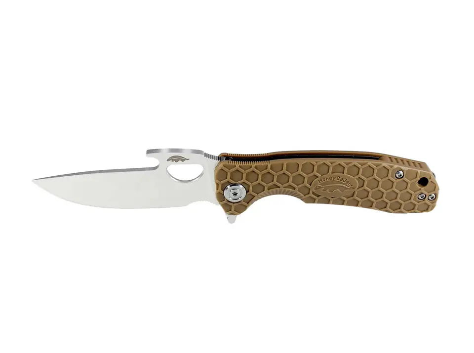 ⁨Nóż Honey Badger Opener Medium Tan 8Cr13MoV DP⁩ w sklepie Wasserman.eu