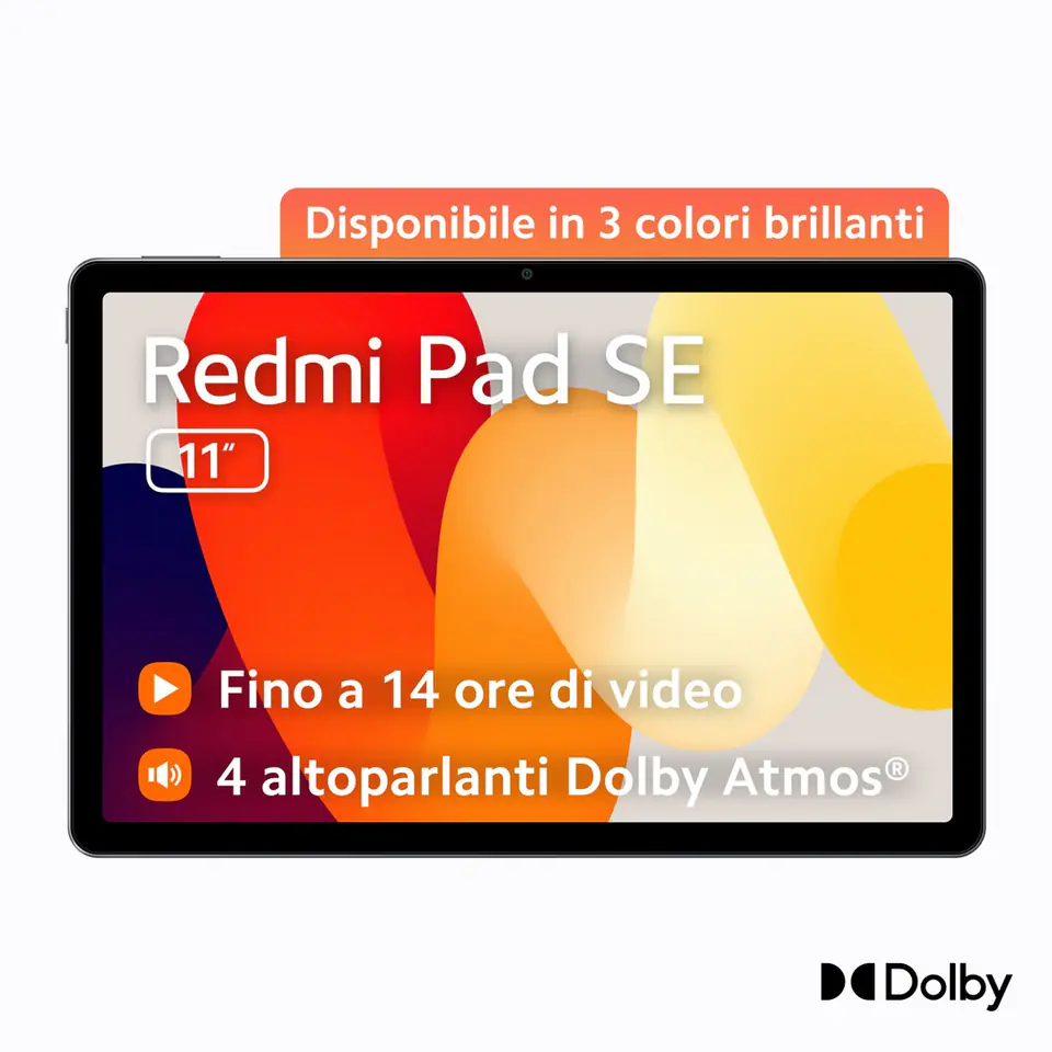 ⁨Tablet Xiaomi Redmi Pad SE 4/128GB Purpurowy⁩ w sklepie Wasserman.eu