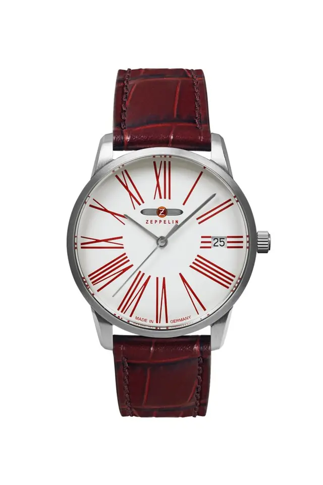 ⁨Zeppelin Flatline 8347-5 quartz watch⁩ at Wasserman.eu