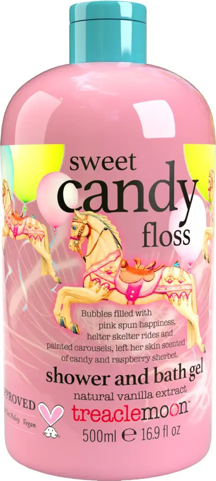 ⁨TREACLEMOON Sweet Candy Floss Żel i płyn do kąpieli 500 ml⁩ w sklepie Wasserman.eu