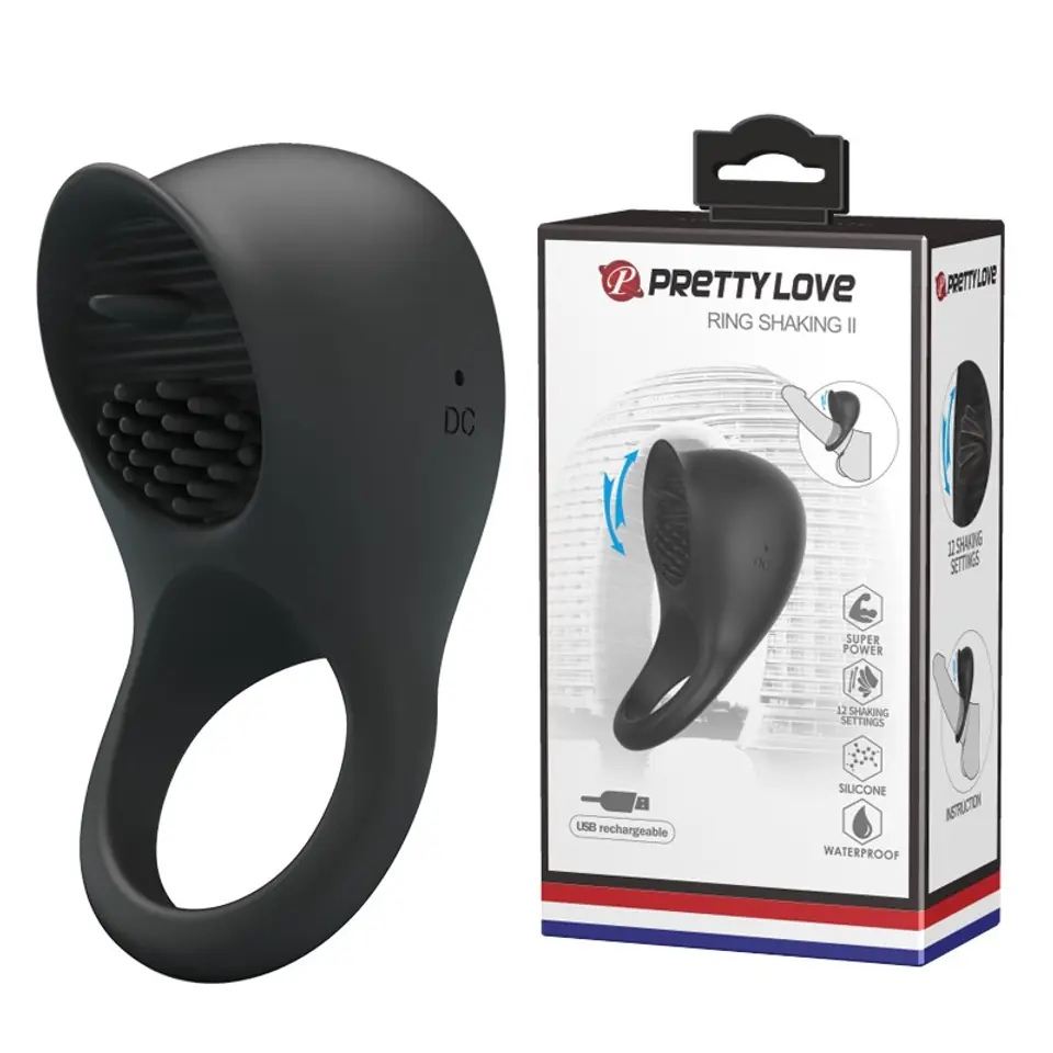Pierścień na penisa Ring Shaking II Pretty Love w sklepie Wasserman.eu