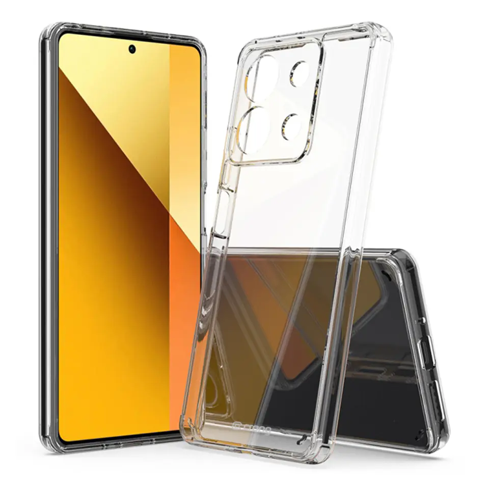 ⁨Crong Crystal Shield Cover - Etui Xiaomi Redmi Note 13 Pro 4G (przezroczysty)⁩ w sklepie Wasserman.eu