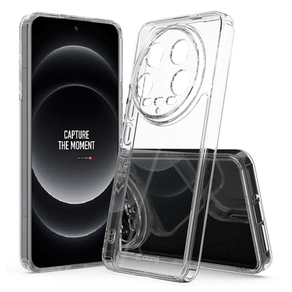 ⁨Crong Crystal Shield Cover - Etui Xiaomi 14 Ultra (przezroczysty)⁩ w sklepie Wasserman.eu