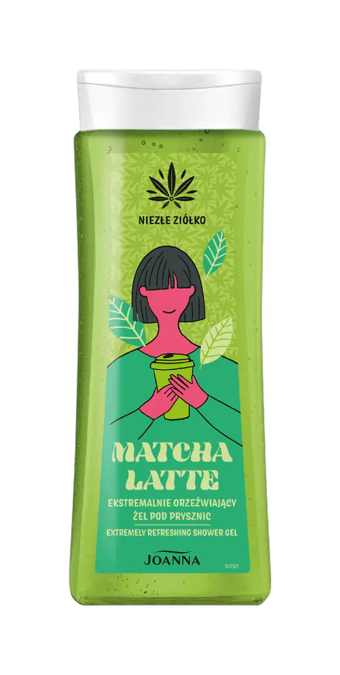 ⁨JOANNA Niezłe Ziółko Żel pod prysznic Matcha Latte ekstremalnie orzeźwiający 300 ml⁩ w sklepie Wasserman.eu