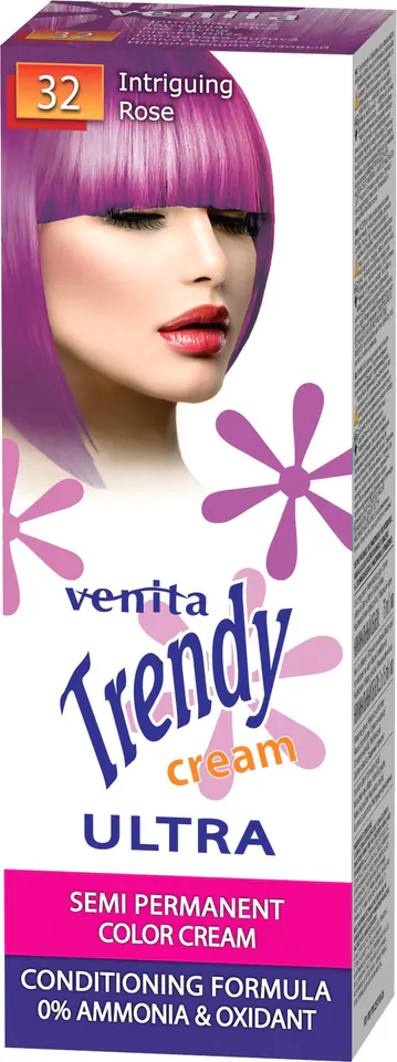 ⁨VENITA Trendy Cream Toner do włosów nr 32 intrygujący róż 75 ml⁩ w sklepie Wasserman.eu