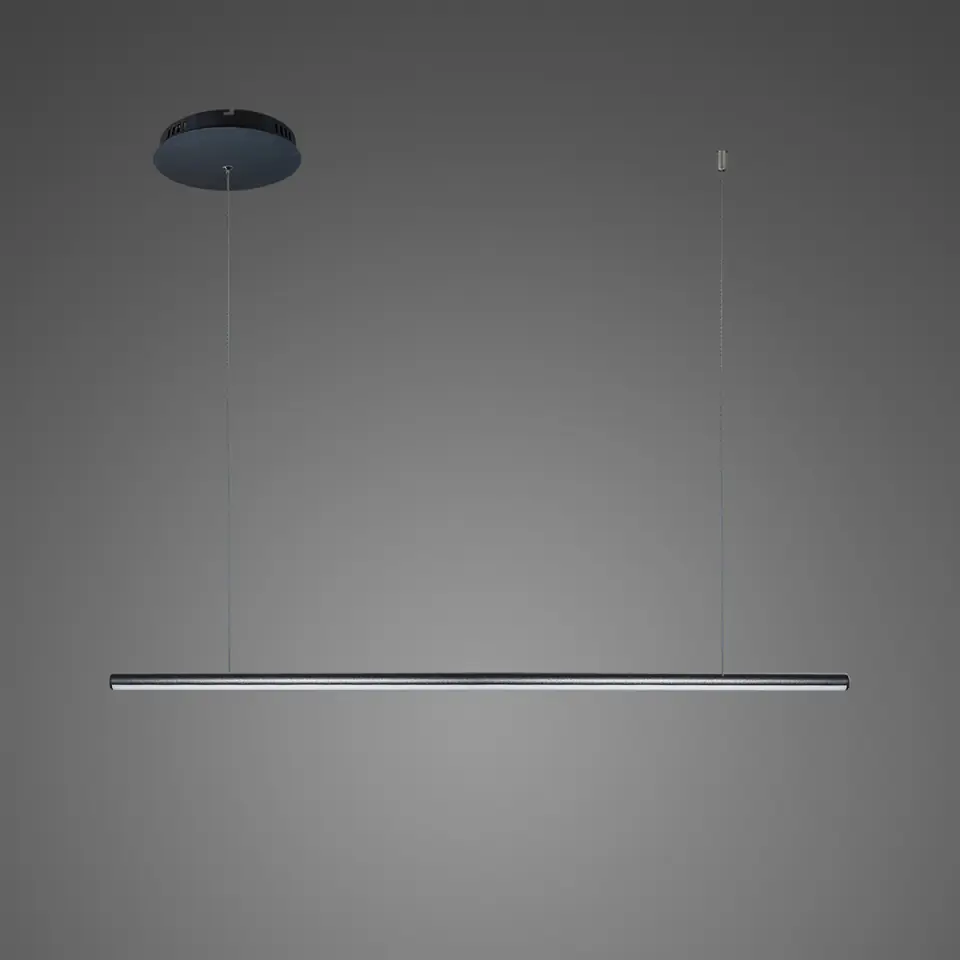 ⁨Lampa wisząca Linea No.1B 100cm 3k czarna (Barwa światła delikatnie ciepła, Kolor Czarny, Możliwość ściemniania nie)⁩ w sklepie Wasserman.eu