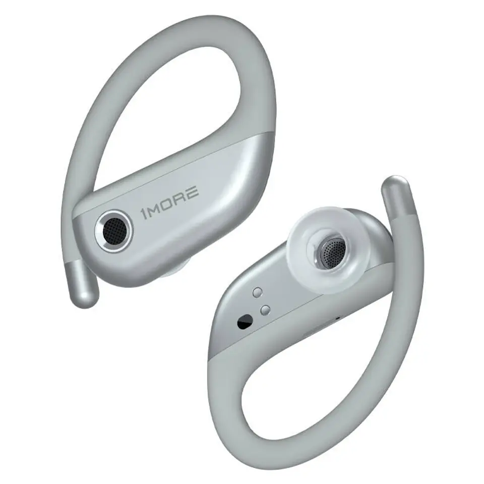 ⁨Słuchawki bezprzewodowe 1MORE FIT OPEN (srebrne)⁩ w sklepie Wasserman.eu