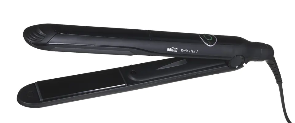 ⁨Braun Satin Hair 7 SensoCare ST780 Straightening iron Black 2 m⁩ at Wasserman.eu