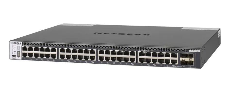 ⁨NETGEAR M4300-48X Managed L3 10G Ethernet (100/1000/10000) 1U Black⁩ at Wasserman.eu