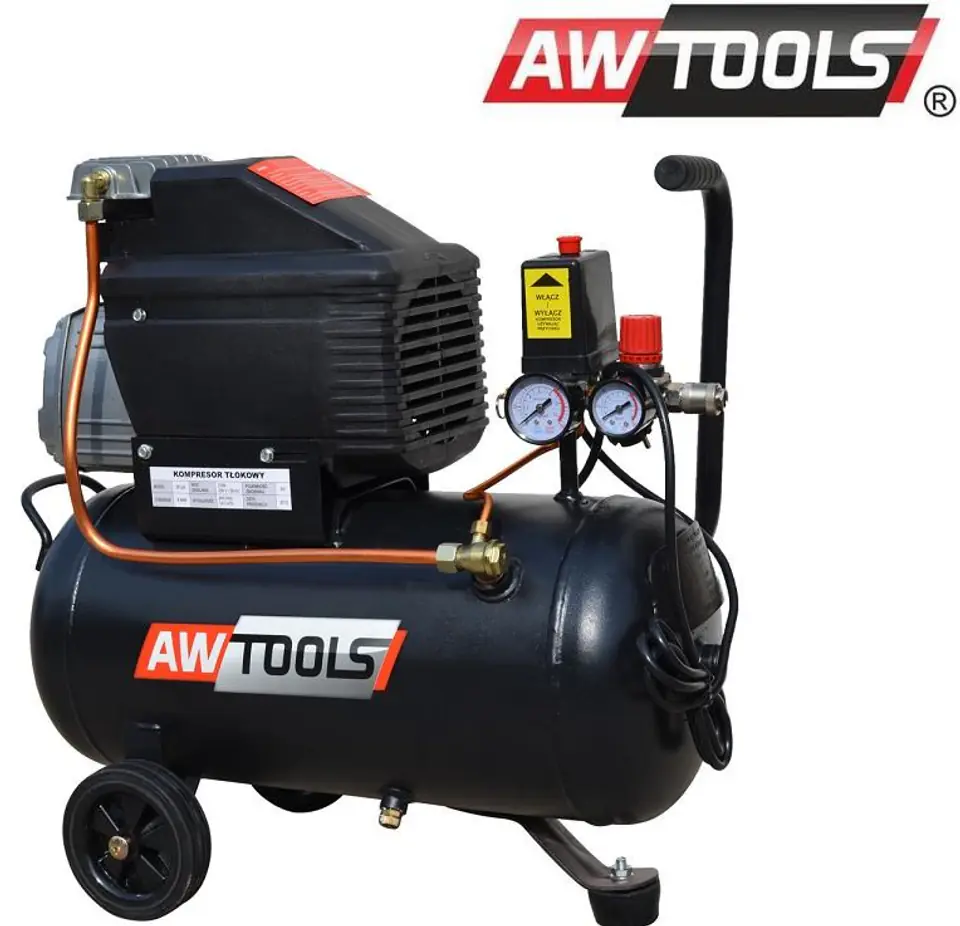 ⁨AWTOOLS SPRĘŻARKA OLEJOWA FL-50L  WYDAJNOŚĆ 245l/min. ZBIORNIK 50l⁩ w sklepie Wasserman.eu