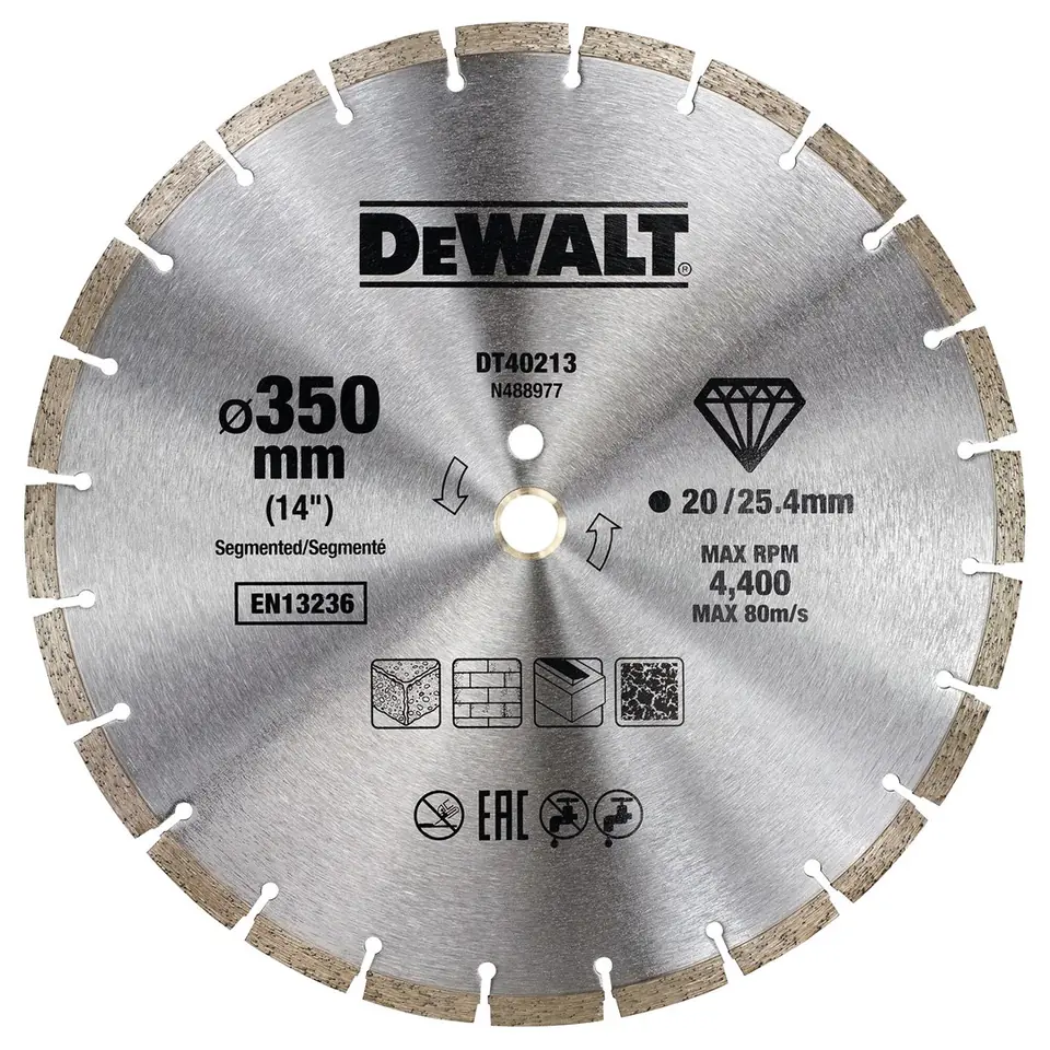 ⁨diamond blade 350x25,4mm⁩ at Wasserman.eu