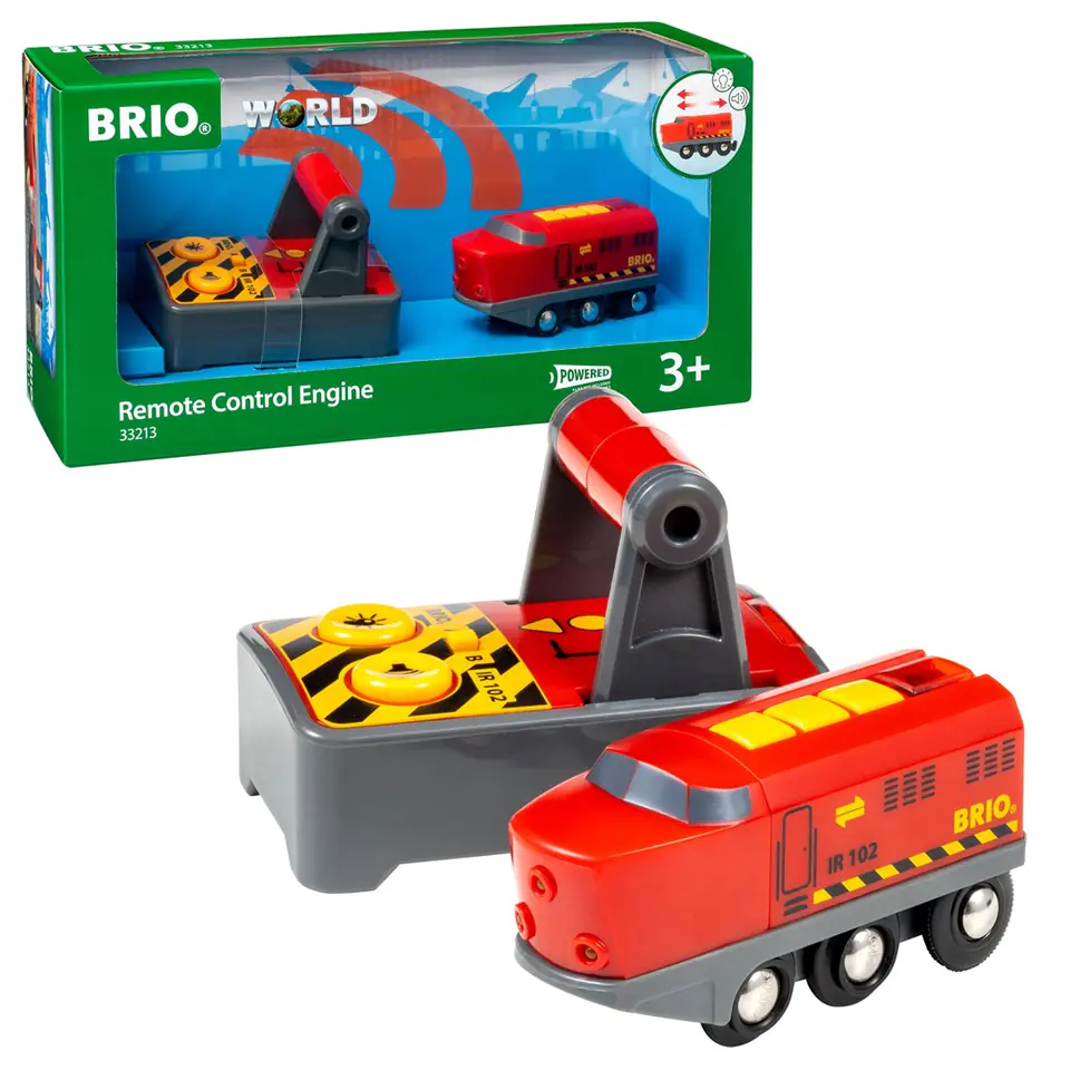 ⁨BRIO 33213 Lokomotywa Czerwona zdalnie sterowana p4⁩ w sklepie Wasserman.eu