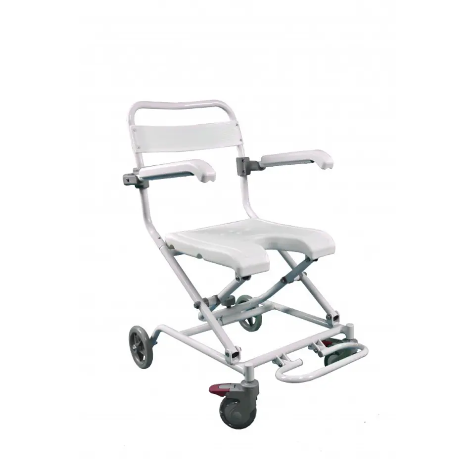 ⁨Lightweight and small transport shower trolley⁩ at Wasserman.eu