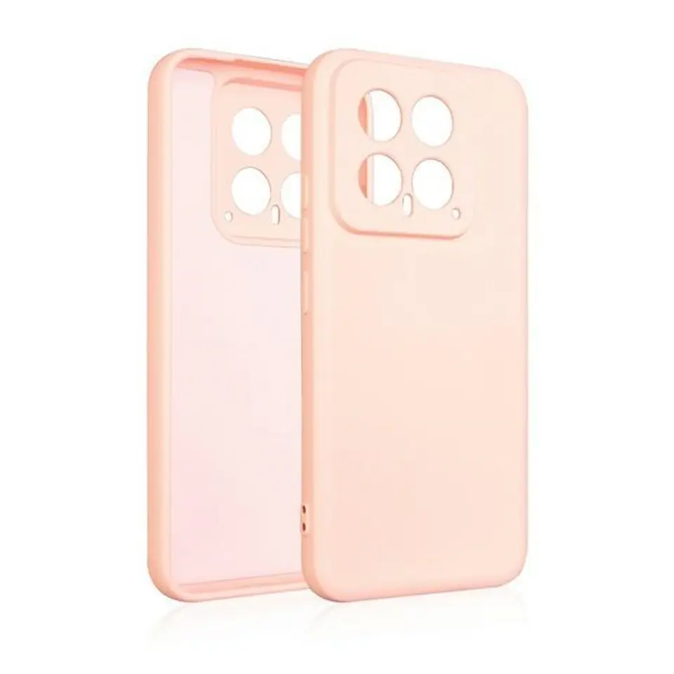 ⁨Beline Etui Silicone Xiaomi 14różowo-złoty/rose gold⁩ w sklepie Wasserman.eu