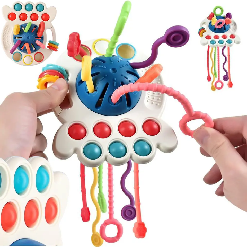 ⁨WOOPIE BABY Zabawka Sensoryczna Montessori Gryzak Wielofunkcyjny 0+⁩ w sklepie Wasserman.eu