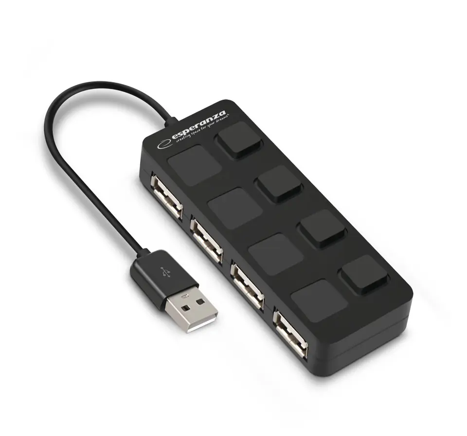 ⁨EA161 Esperanza usb 2.0 hub 4x usb⁩ w sklepie Wasserman.eu