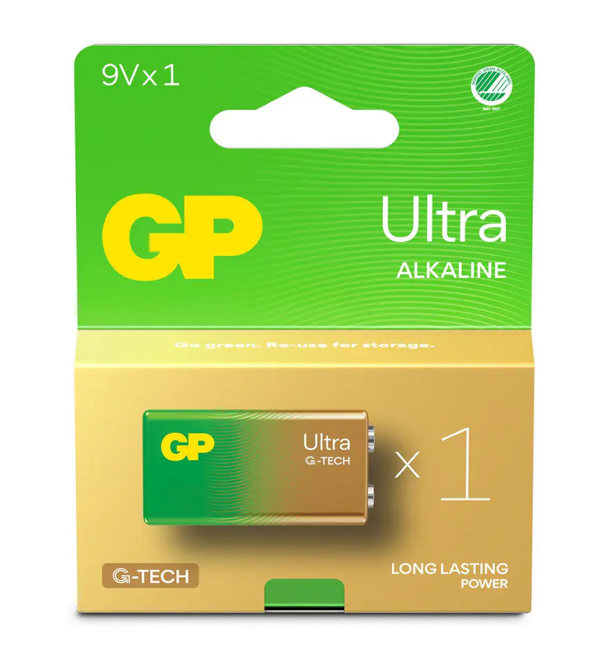 ⁨GP GP ULTRA ALKALINE 9V Battery.⁩ w sklepie Wasserman.eu