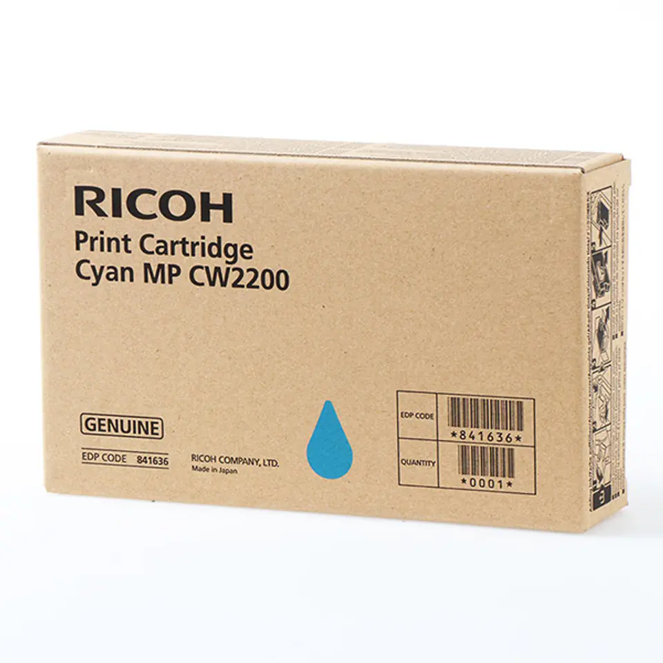 Ricoh oryginalny ink / tusz 841636, 841640, 841721, cyan w sklepie Wasserman.eu