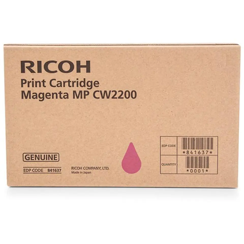 Ricoh oryginalny ink / tusz 841637, 841722, magenta w sklepie Wasserman.eu