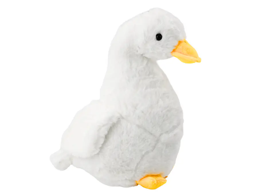 Biała Pluszowa Gęś Maskotka Przytulanka Pluszak Kaczka 30 cm w sklepie Wasserman.eu