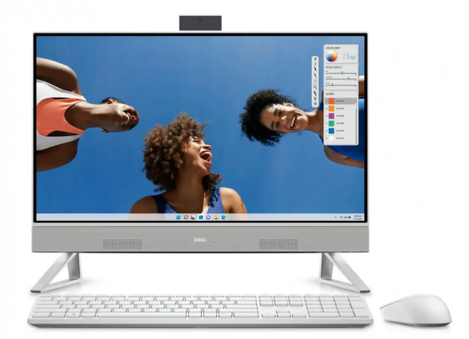 ⁨Komputer All-in-One DELL Inspiron 5430 (23.8"/I7 150U/16GB/SSD1TB/W11P/Biały)⁩ w sklepie Wasserman.eu