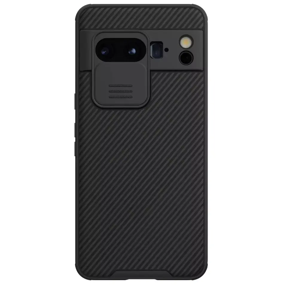 ⁨Etui z osłoną na aparat Nillkin CamShield Pro Case do Google Pixel 8 Pro - czarne⁩ w sklepie Wasserman.eu