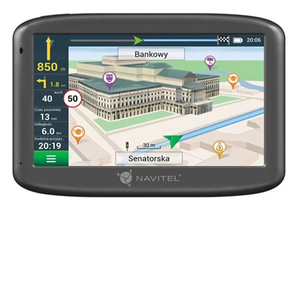 ⁨Mapy magnetyczne Navitel E505 w zestawie GPS (satelita)⁩ w sklepie Wasserman.eu