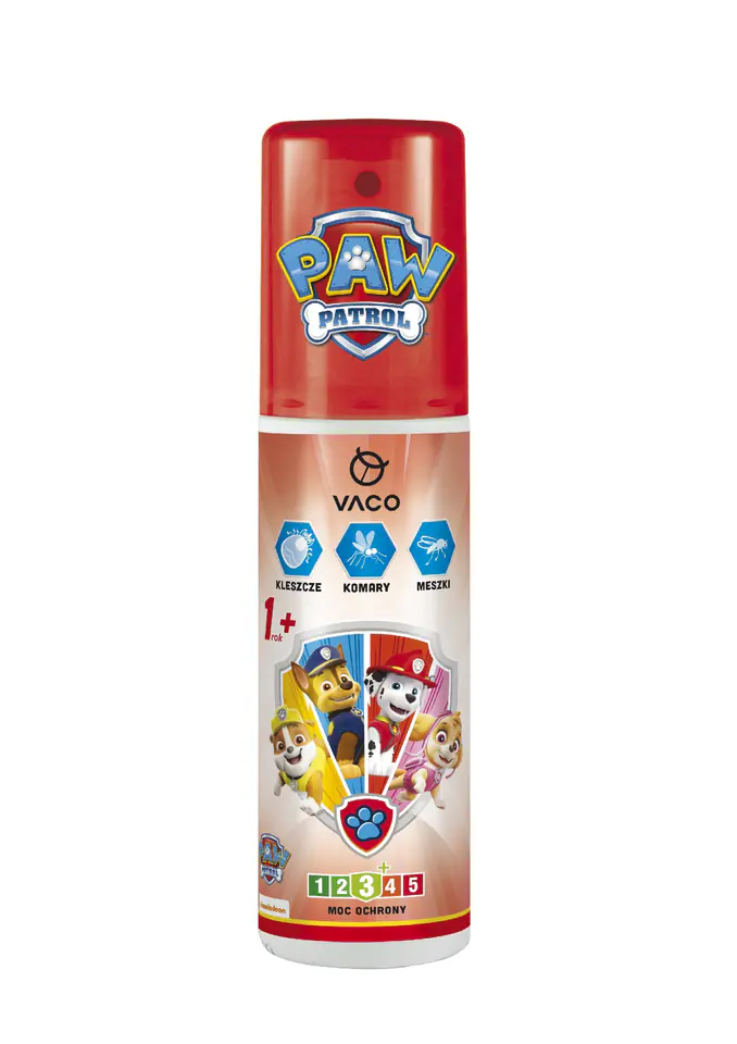 ⁨VACO Paw Patrol Płyn na komary,kleszcze i meszki - dla dzieci (1+) 90ml⁩ w sklepie Wasserman.eu