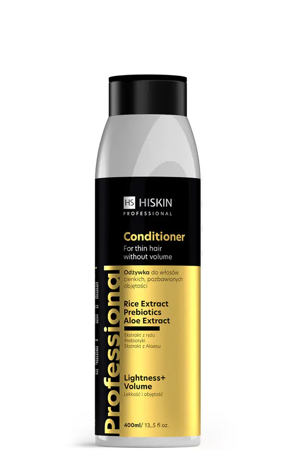 ⁨HISKIN Professional Odżywka do włosów cienkich i pozbawionych objętości - lekkość i objętość 400 ml⁩ w sklepie Wasserman.eu