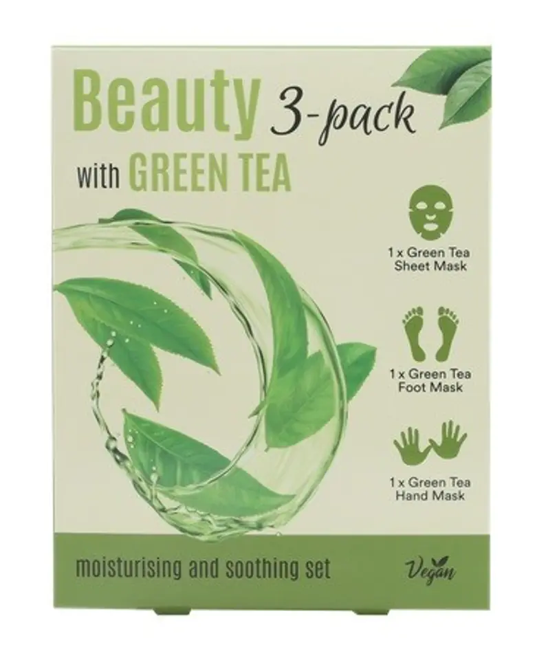 ⁨ECHOLUX Beauty 3w1 Green Tea Zestaw maseczek do ciała⁩ w sklepie Wasserman.eu